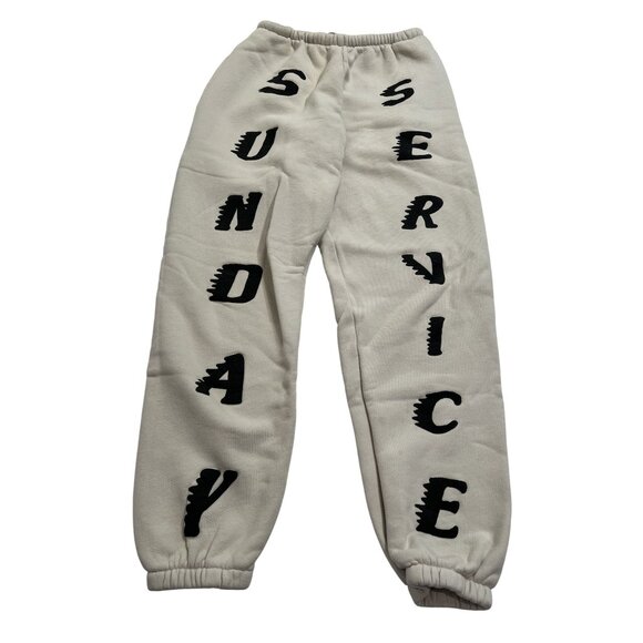 Kanye West Sunday Service Sweatpants in Bone - Picture 1 of 3